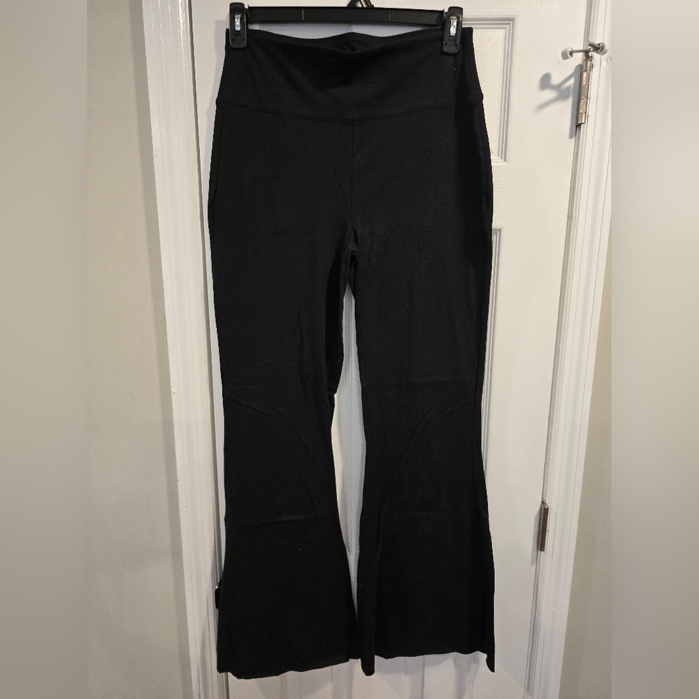 Women's Black Flared Leggings